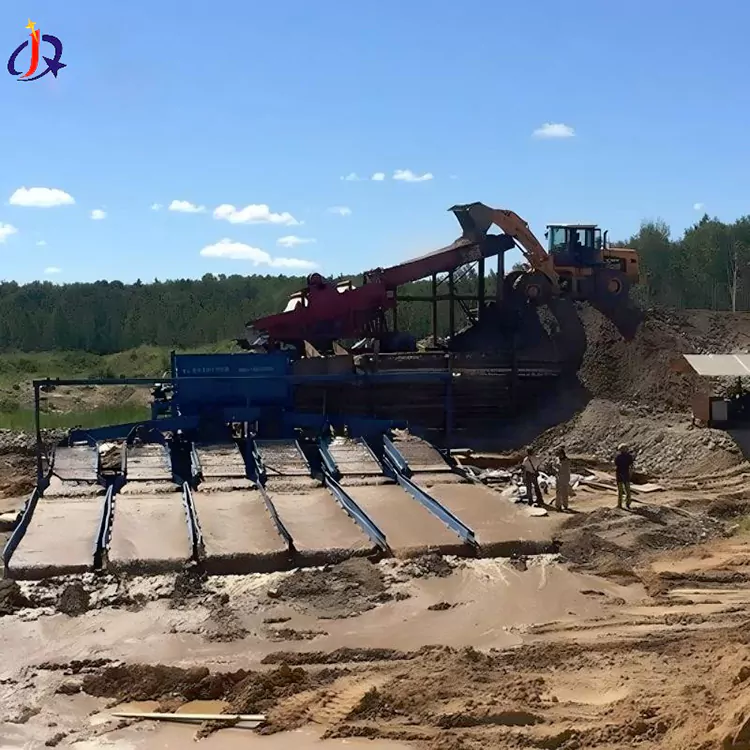 Plante de spălat cu aur aluvionar de argilă