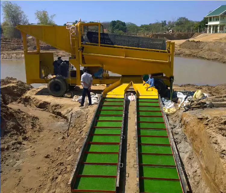 Cărucior portabil mobil pentru aur panoramă